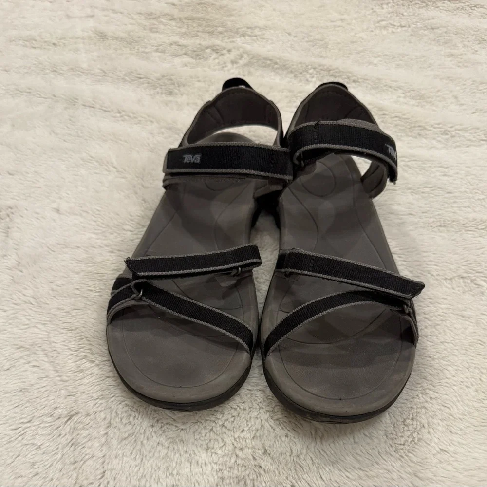 **Teva Vera Sandals – Women’s Size 9.5, Gray & Black** - Picture 3 of 6